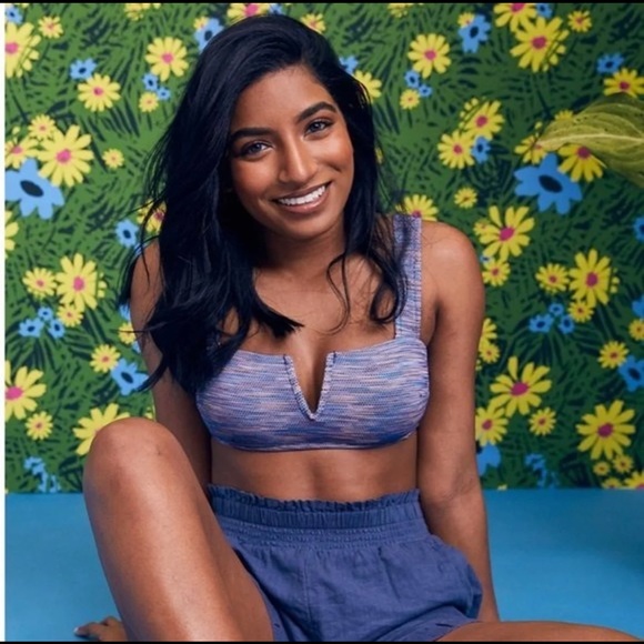 Aerie multi color bandeau swim top small - Picture 8 of 8